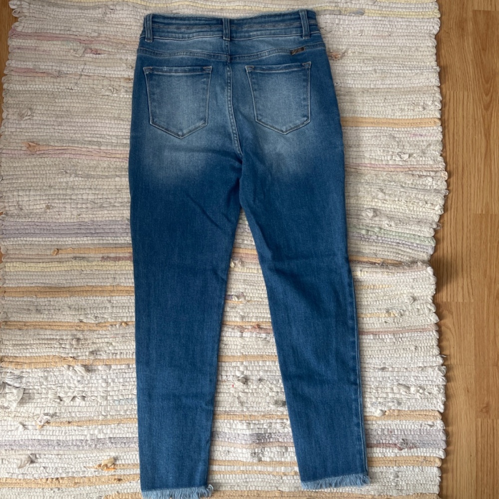 KanCan Ultra High Rise Stretch Distressed Skinny Jeans Size 29 - Picture 6 of 9